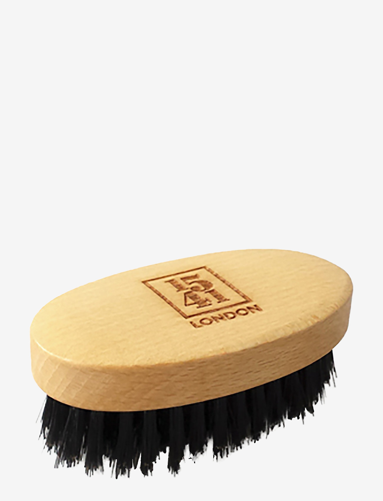 1541 of London Mini Beard & Moustache Brush Beechwood, Beard Kam, Str: ONE SIZE