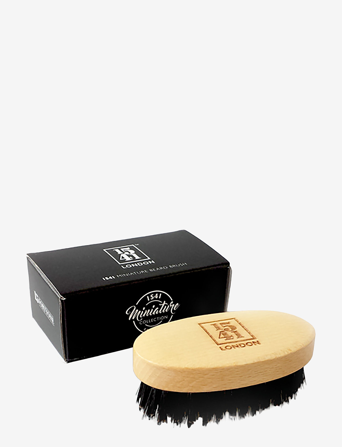 1541 of London - Mini Beard & Moustache Brush Beechwood - habemekammid - beechwood - 2
