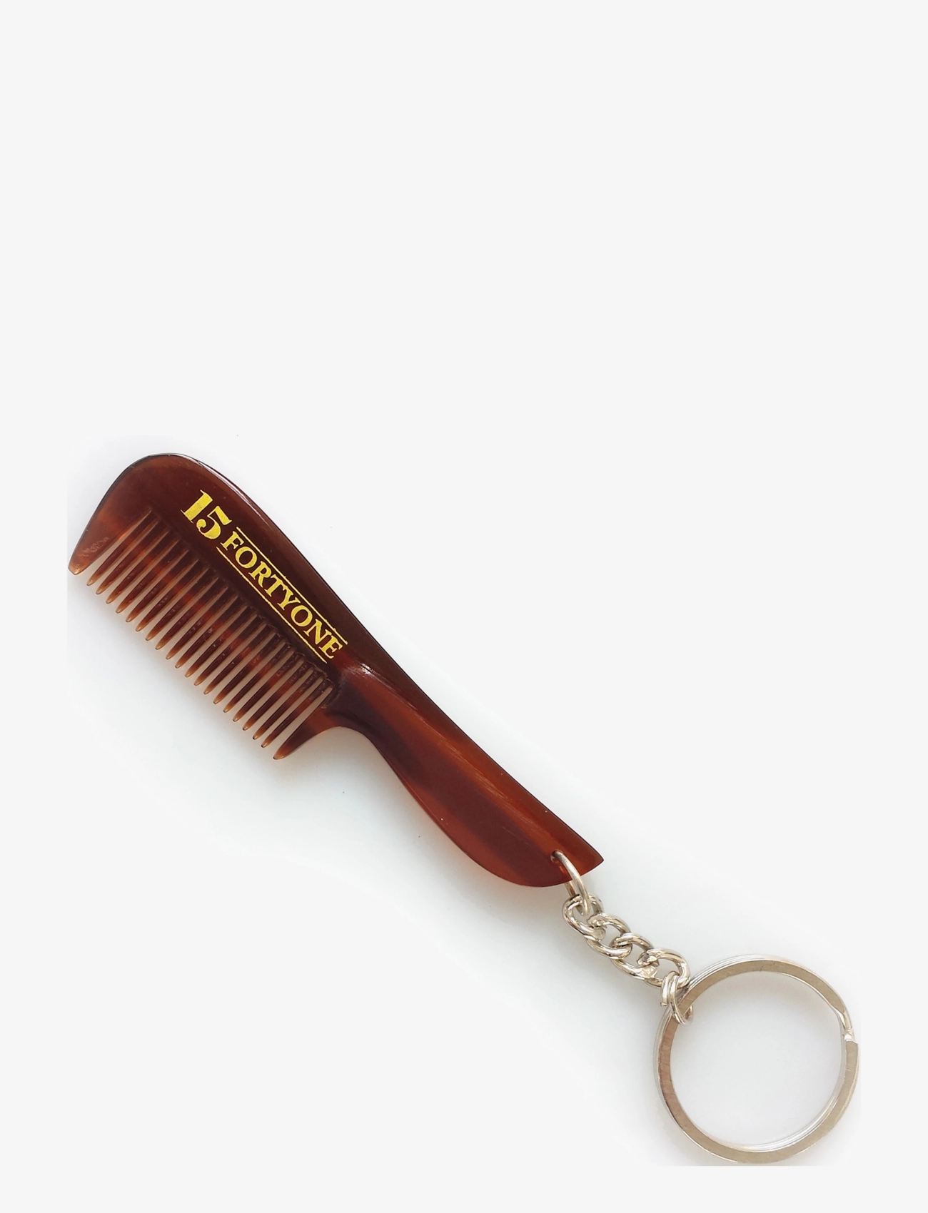 1541 of London Moustache Comb Keyring - Skægprodukter - BROWN / brown