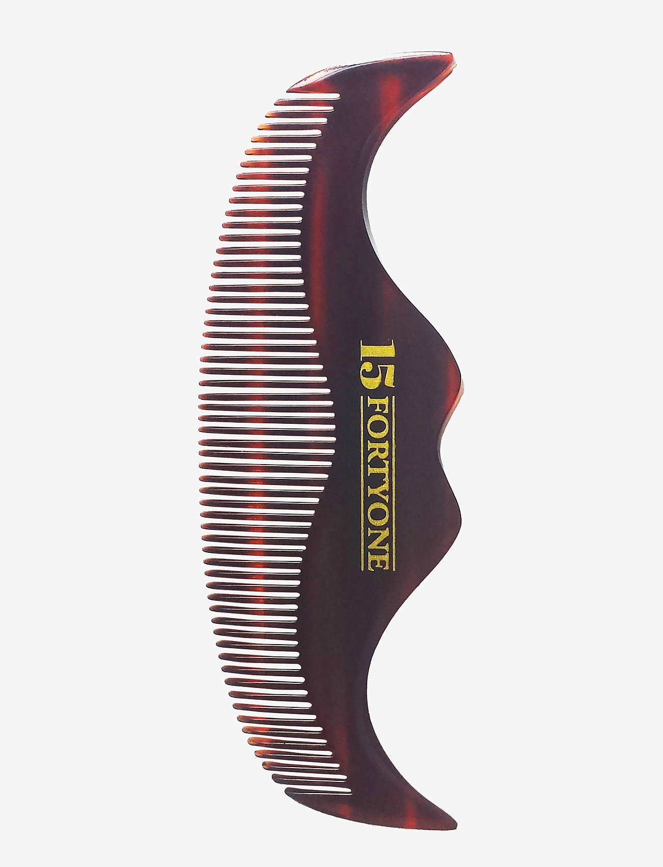 1541 of London Handlebar Moustache Comb, Beard Kam, Brun, Str: ONE SIZE