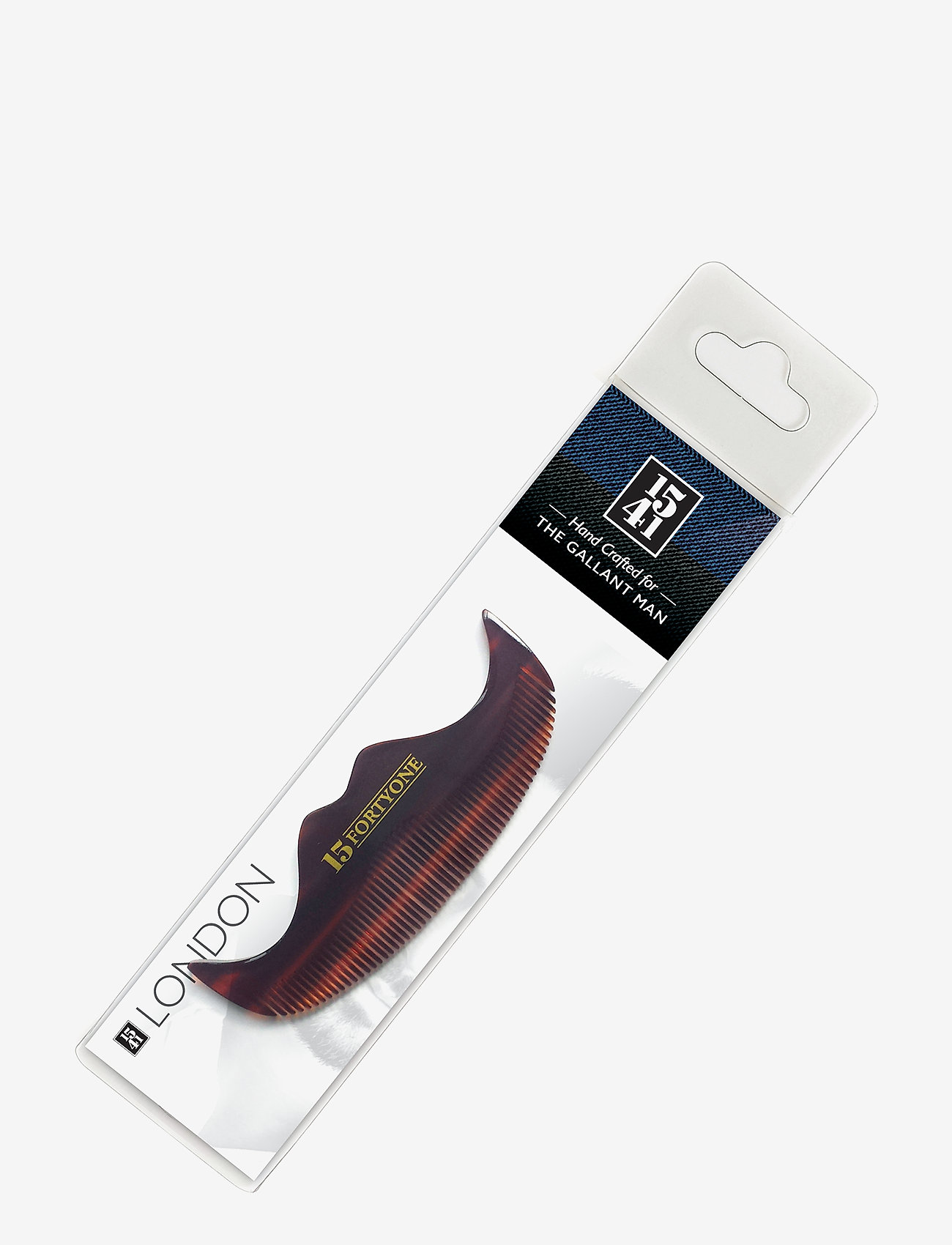 1541 of London - Handlebar Moustache Comb - skægkamme - brown - 2