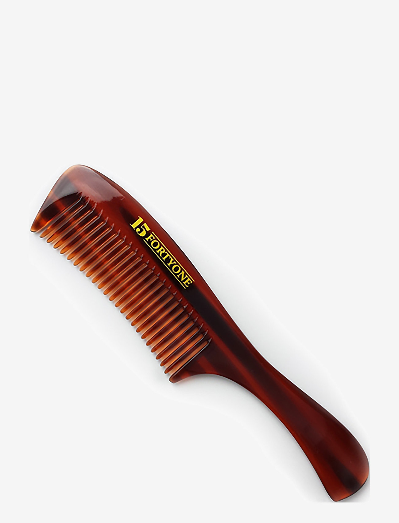 1541 of London - Rounded Pocket Beard Comb - habemekammid - brown - 0