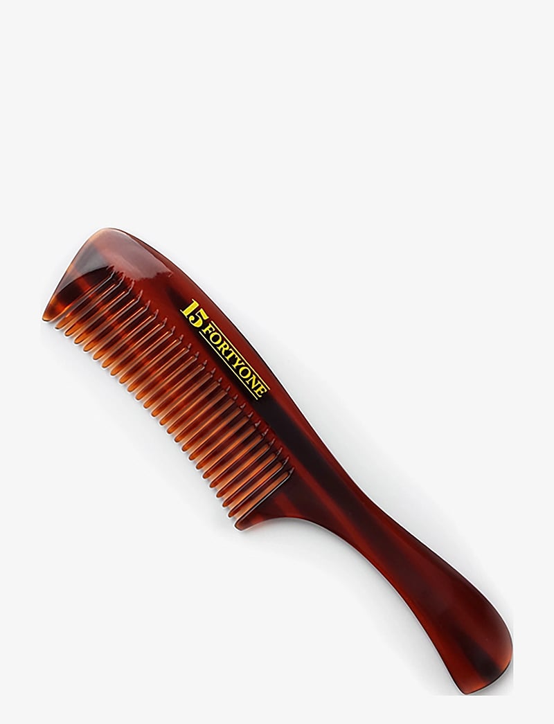 1541 of London - Rounded Pocket Beard Comb - habemekammid - brown - 0