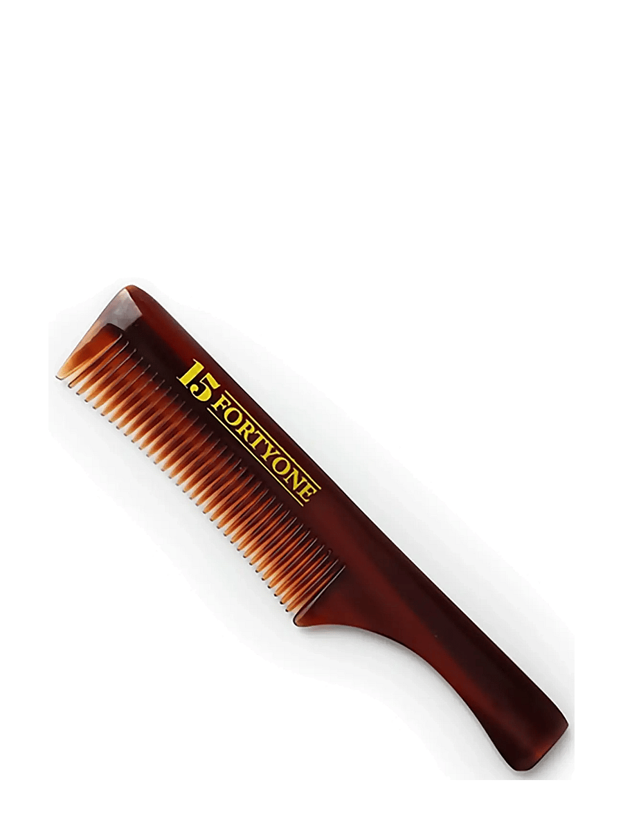 1541 of London - Pocket Moustache Comb (Brown) - juukseharjad ja kammid - brown - 0
