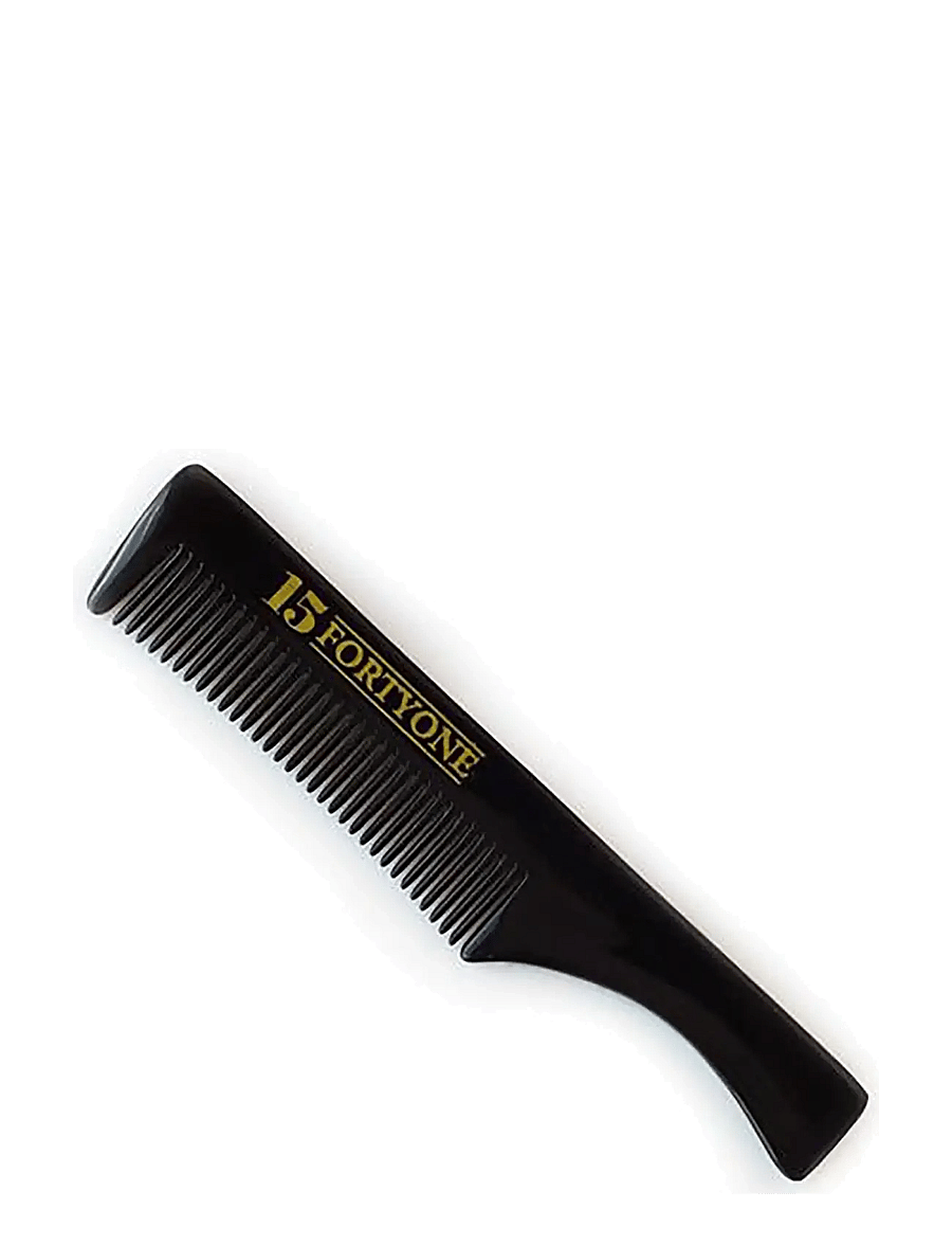 1541 of London - Pocket Moustache Comb (Black) - habemekammid - black - 0