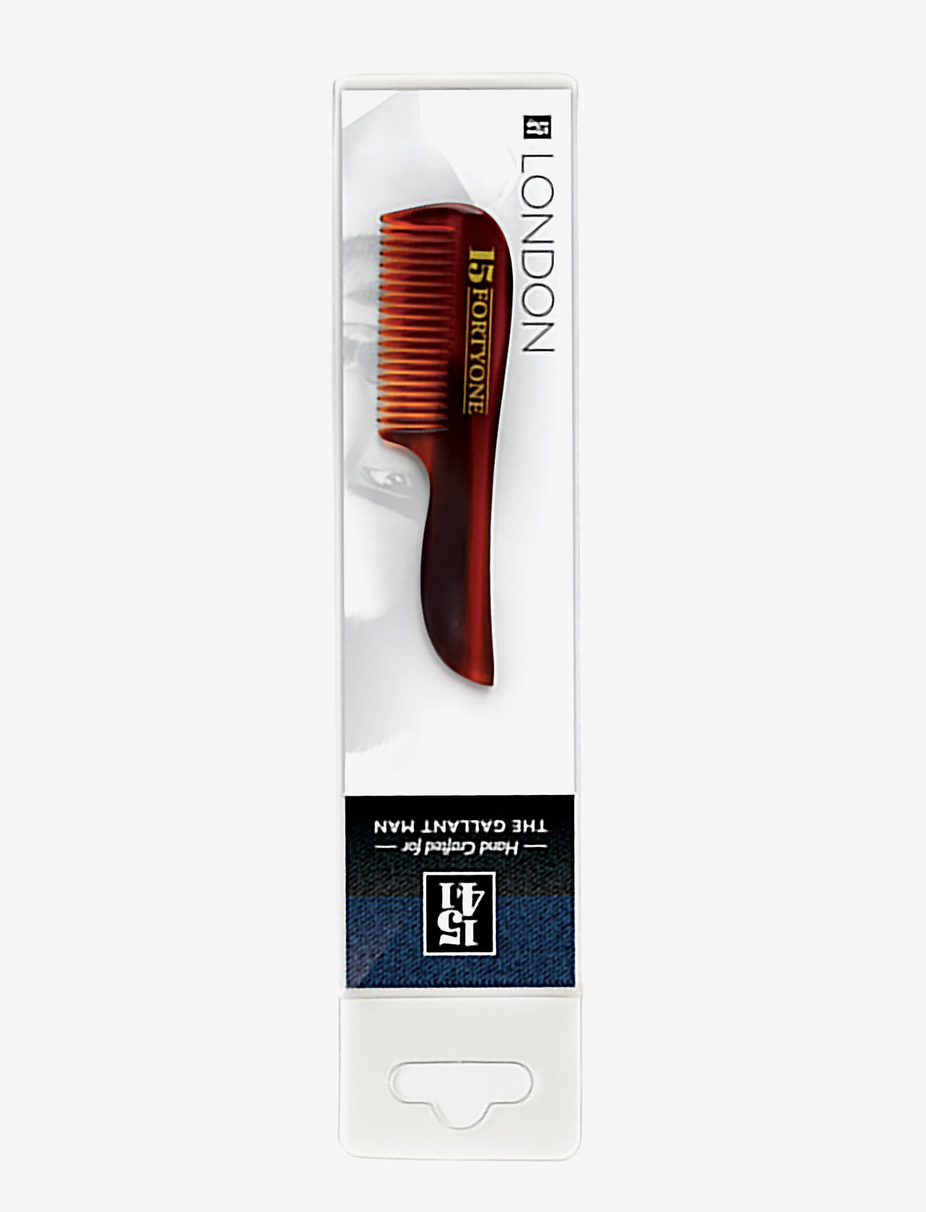 1541 of London - Pocket Size Moustache Comb - skeggburstar - brown - 1