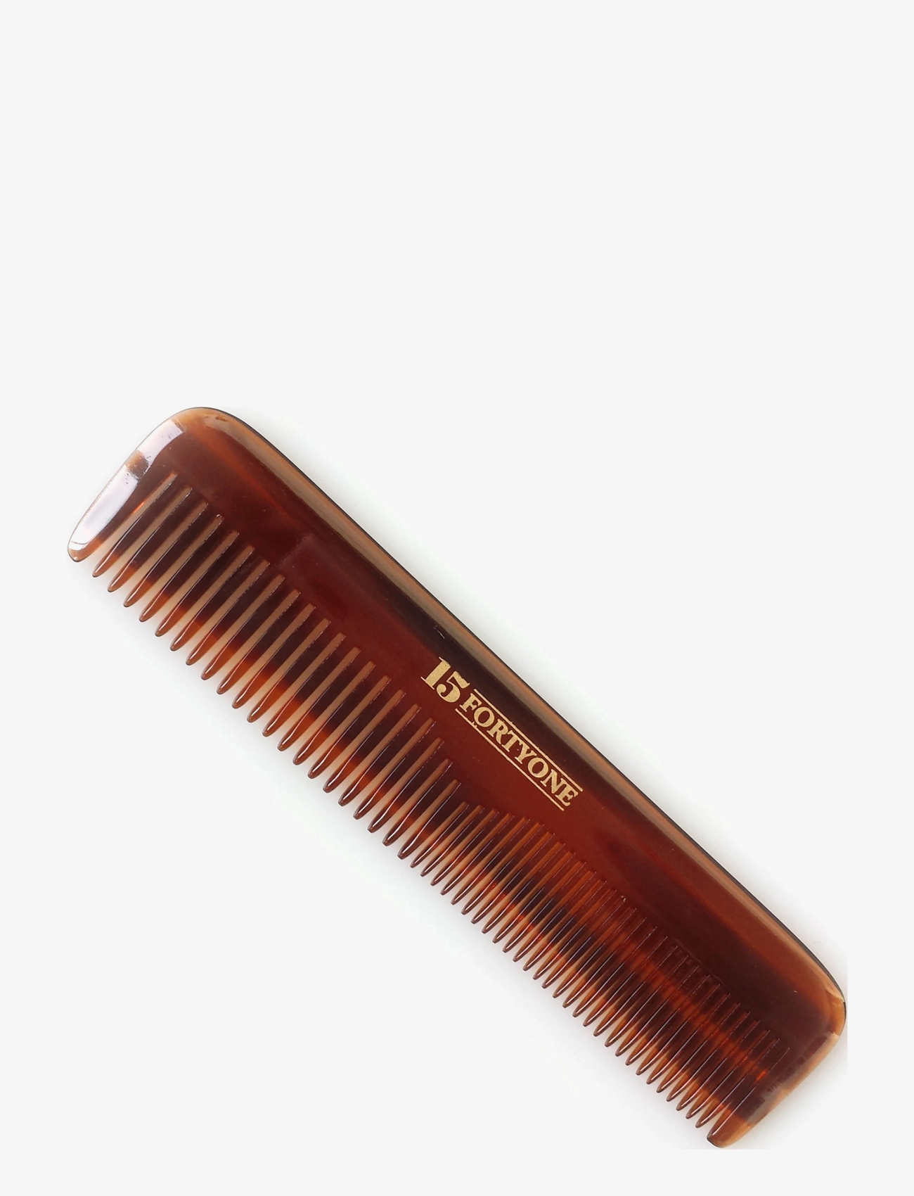 1541 of London Pocket Comb ( Fintandad/Bredd), Kam og børste, Brun, Str: ONE SIZE