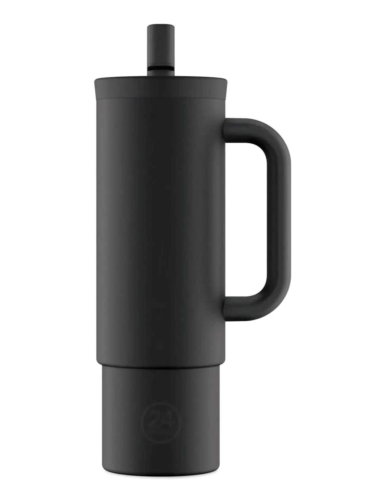 24bottles Straw Cup 800 ml - Tuxedo Black, 0.8 L, Black, Køkken > Vandflasker, Unisex