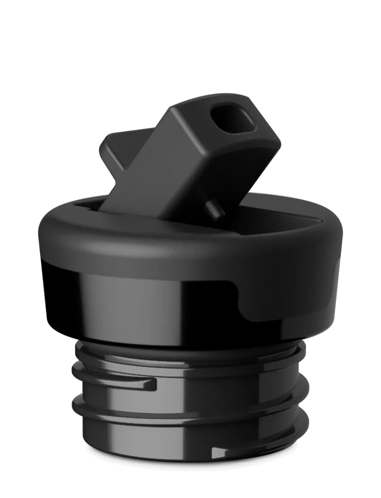 24bottles Sports Lid Black, One Size, Kitchen, Schwarz - Water Bottles, Kinder