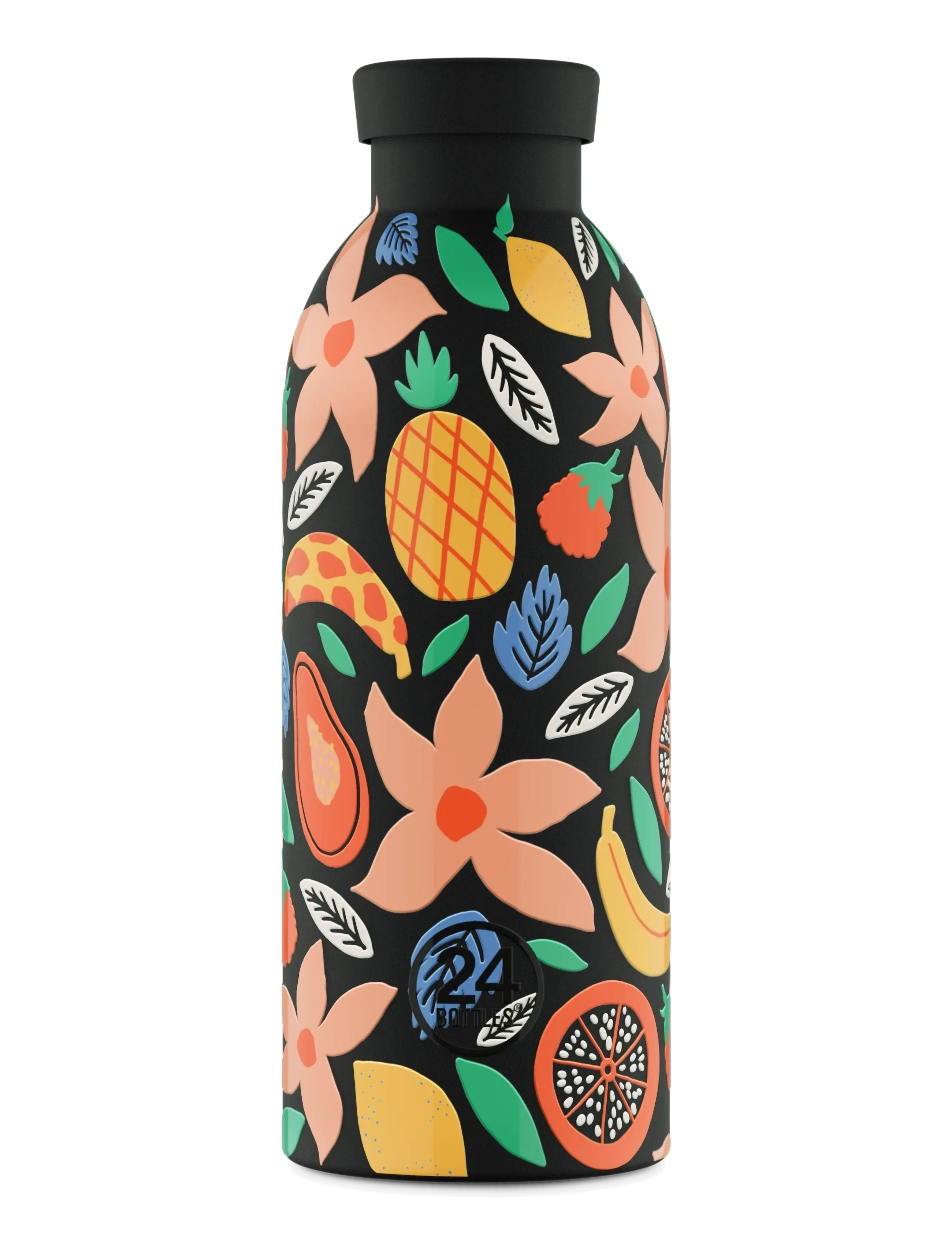 24bottles Clima Bottle - Vattenflaskor - TROPICAL NOIR / black