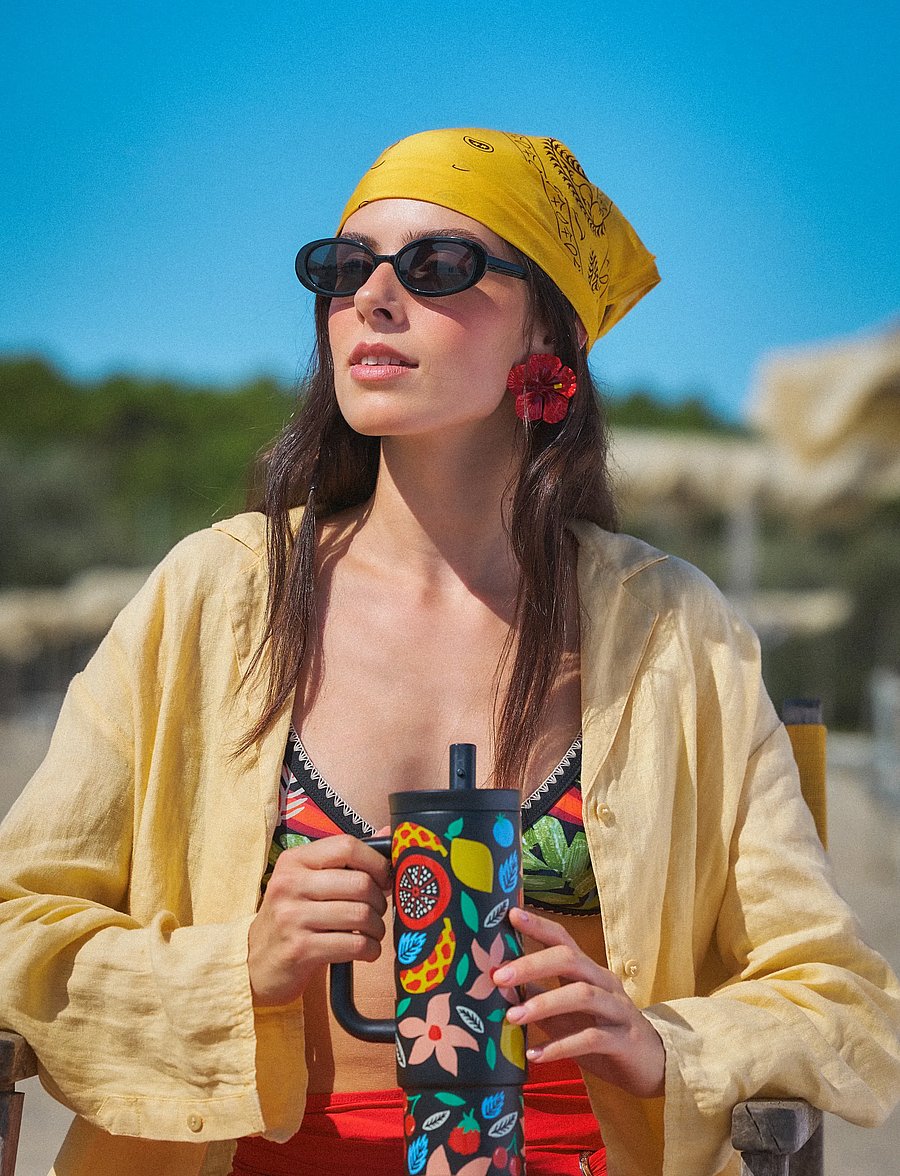 24bottles - Straw Cup - termostassid - tropical noir - 4