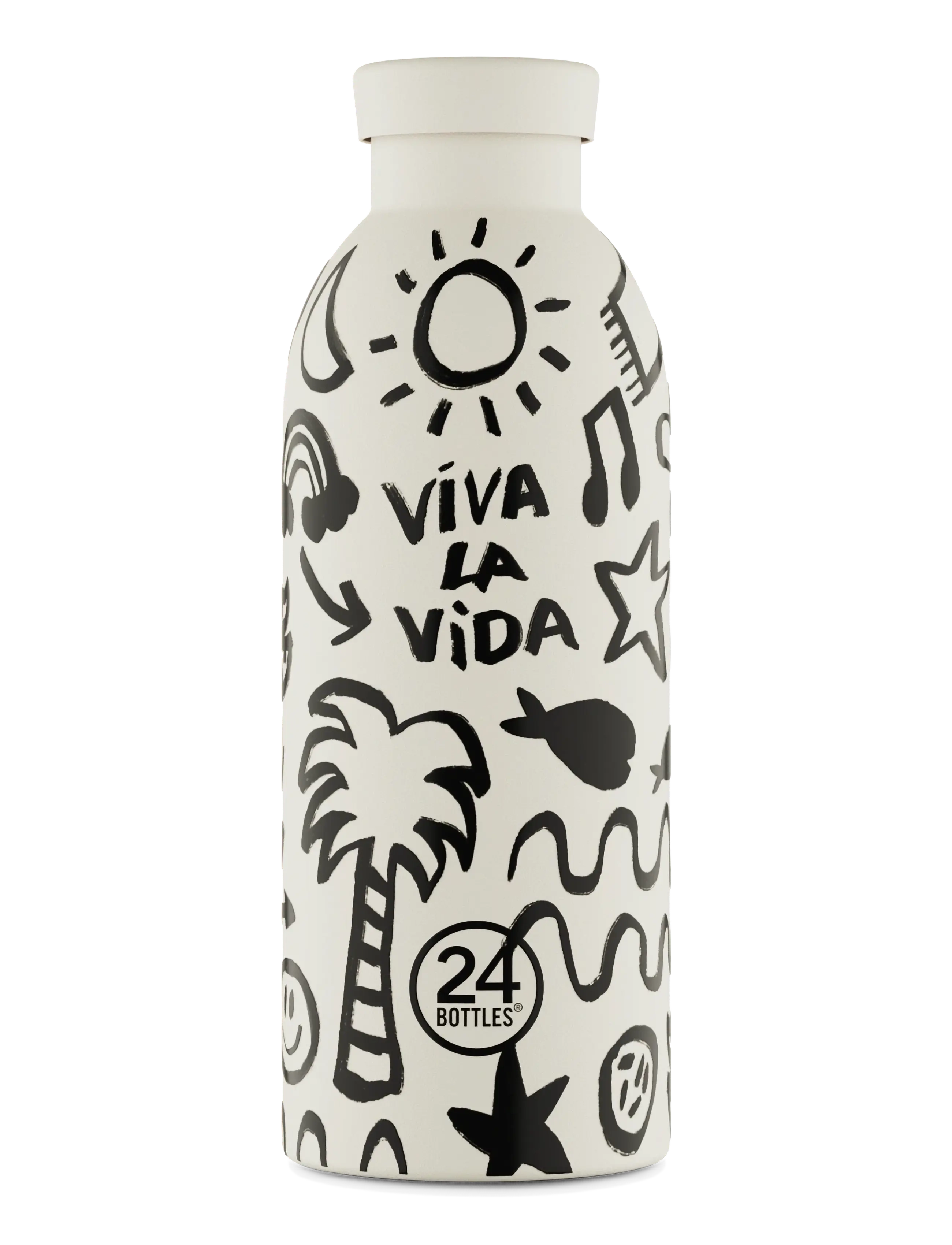 24BOTTLES Clima 500 Ml - Viva La Vida Schwarz - 500 ML - Unisex