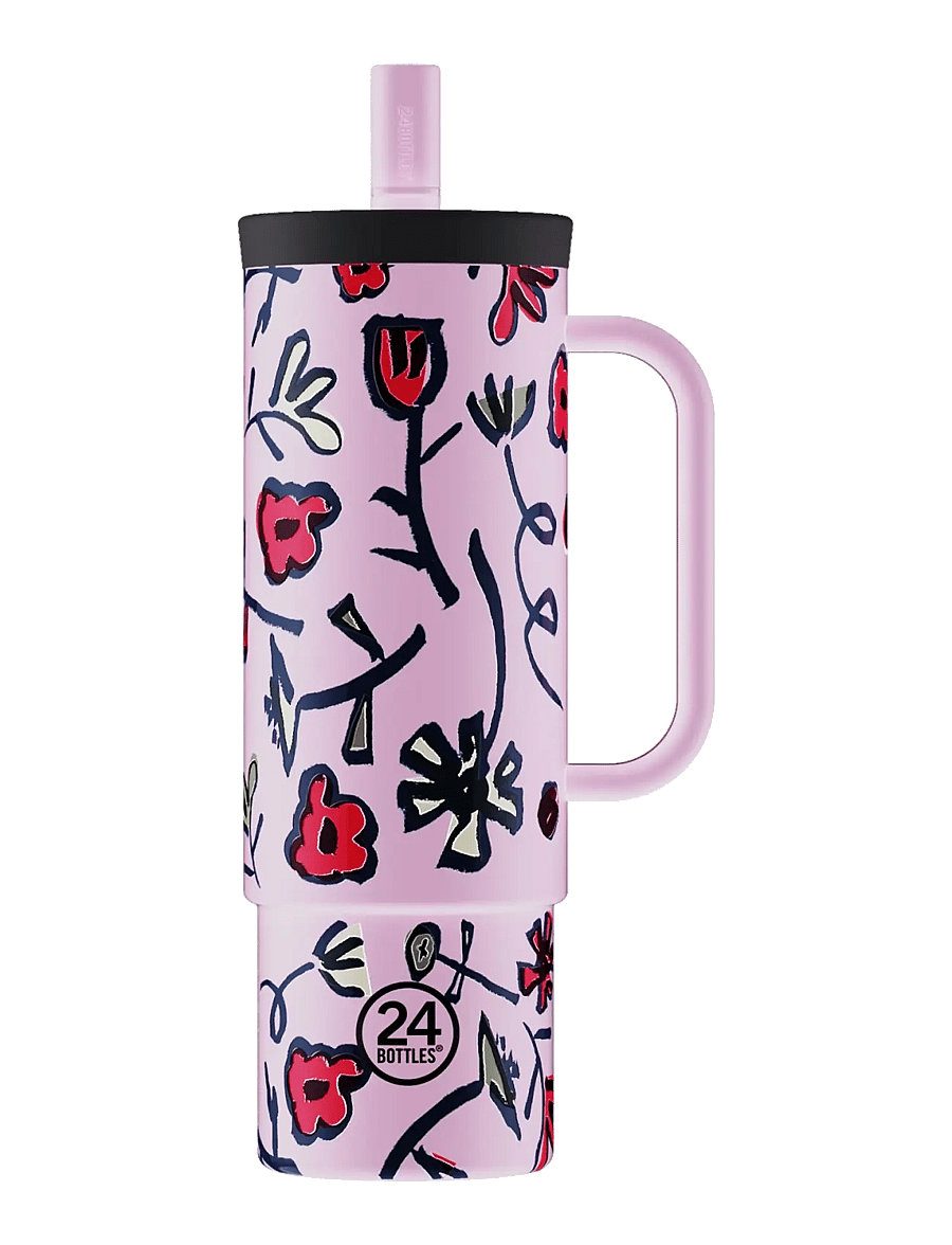 24bottles - Straw Cup 800 ml – Fiore Di Campo - fiore di campo - 0