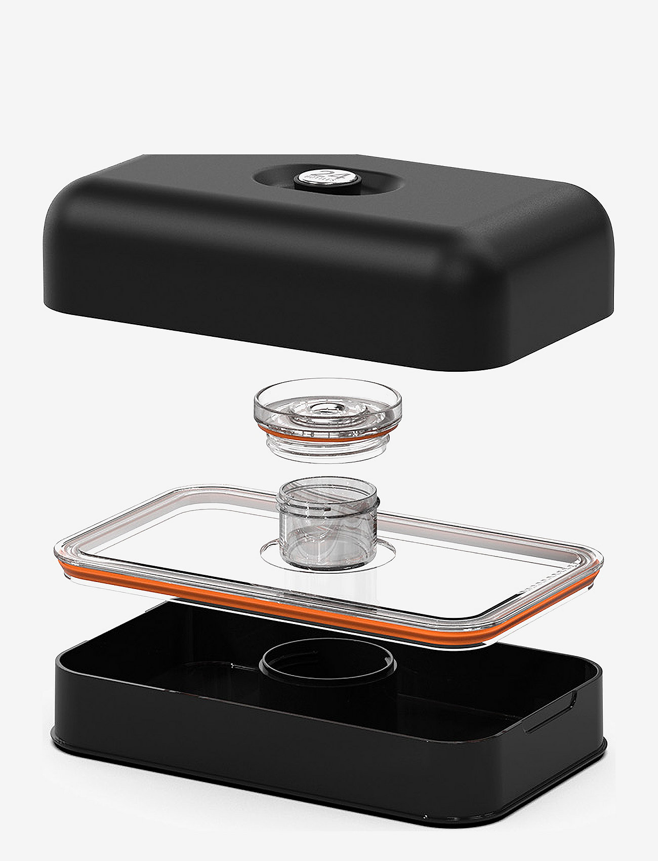 24bottles - Lunch Box - Stone Finish - Tuxedo Black - tuxedo black - 2