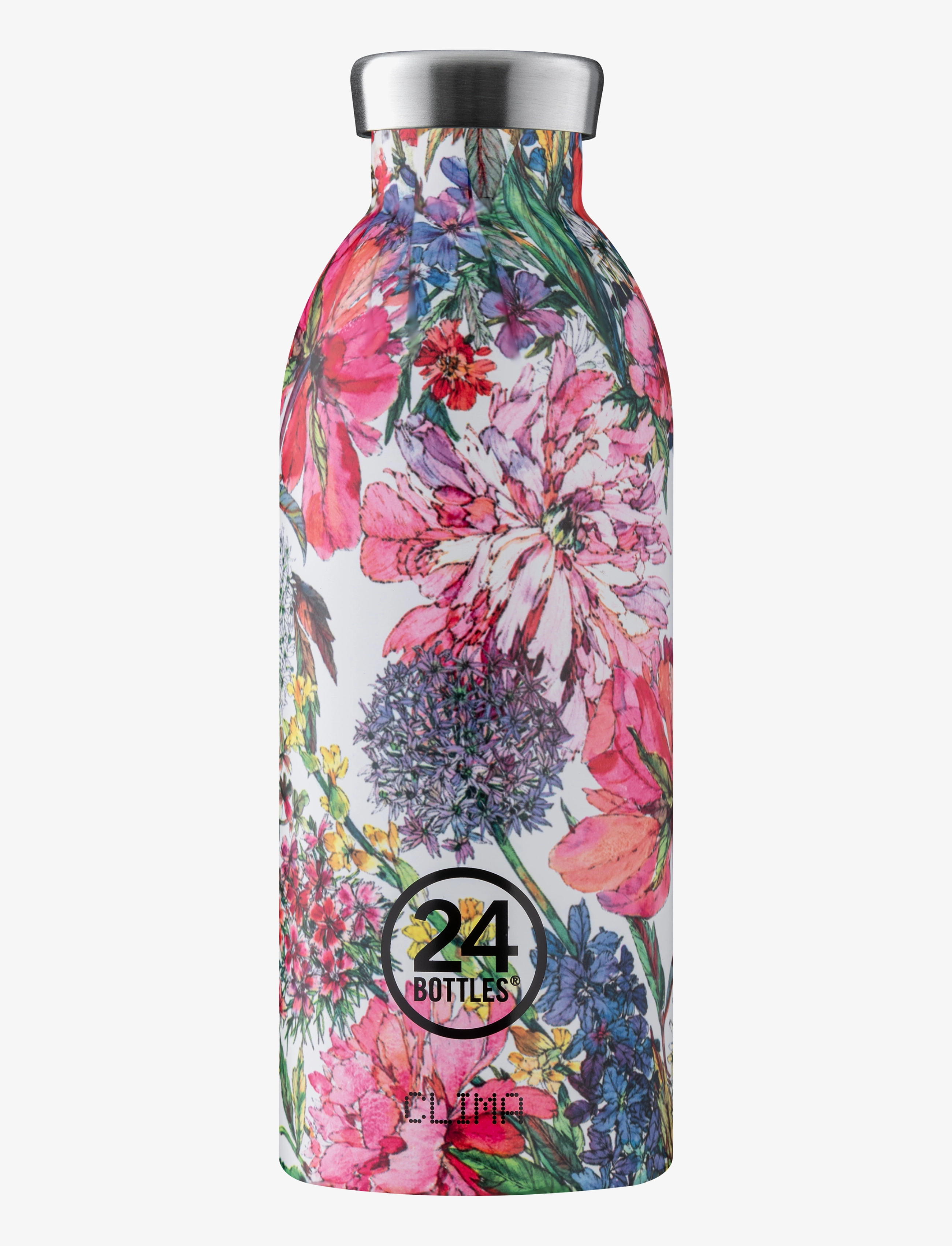 24bottles Clima, 500 Ml Insulated Bottle Begonia, 0.5 L, Kitchen, Mehrfarbig/gemustert - Water Bottles, Kinder