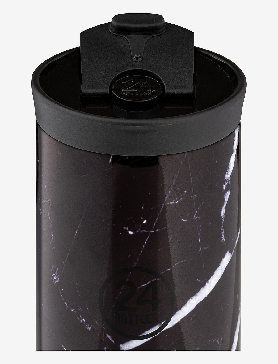24bottles - Travel Tumber - termokoppar - black marble - 1