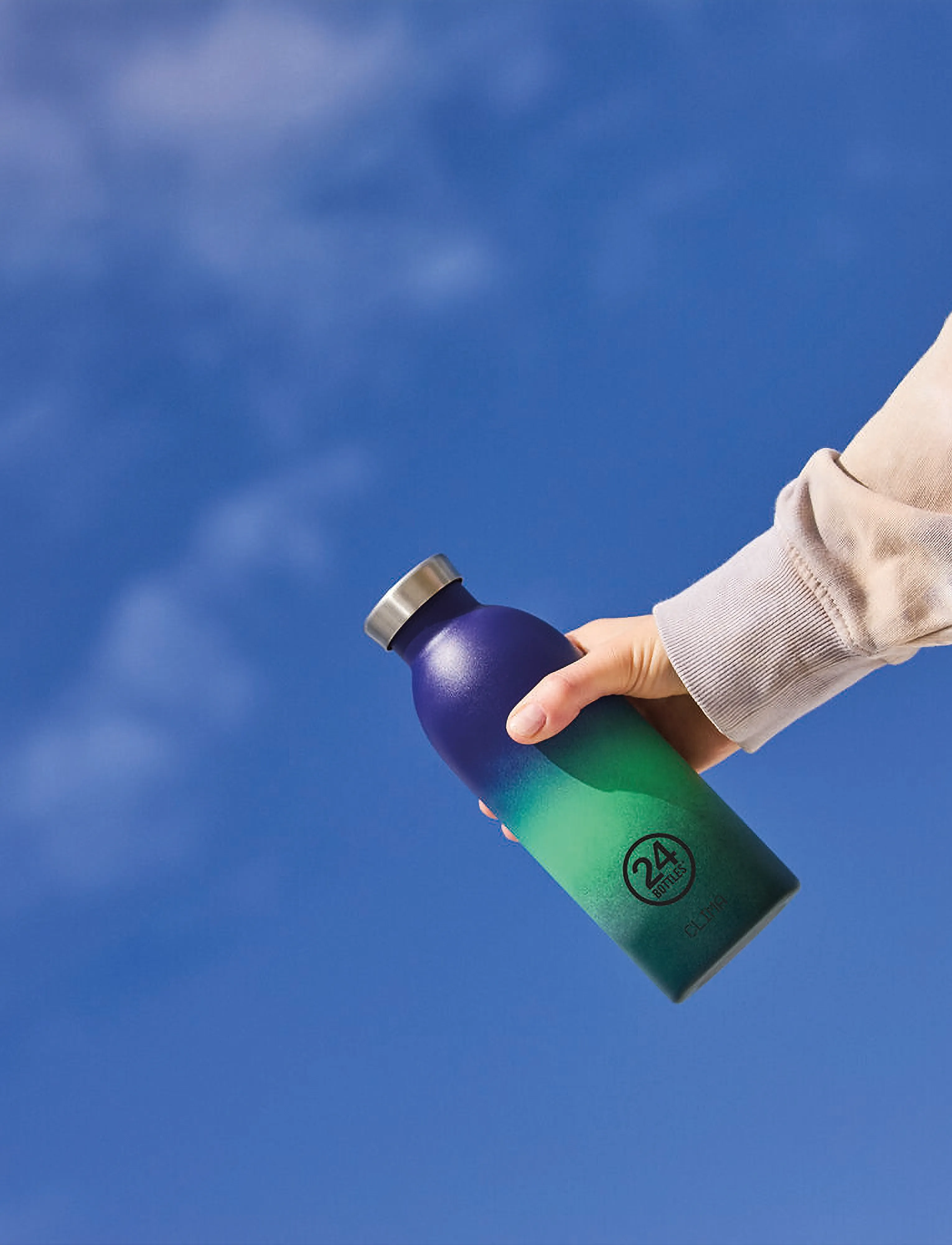 24bottles Clima Bottle, 500 ml, Blue, Kopper Og Krus > Termokopper, Unisex