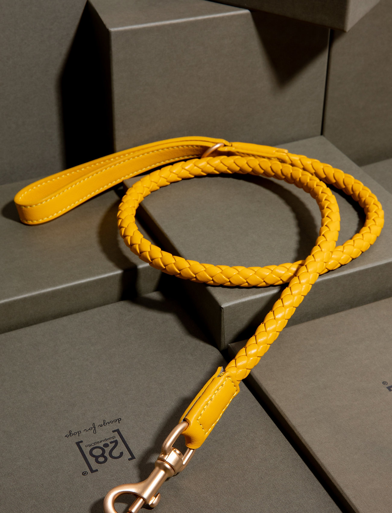 2.8 Design for Dogs - FERDINANDO LEASH - dog leashes - tuscan yellow - 1