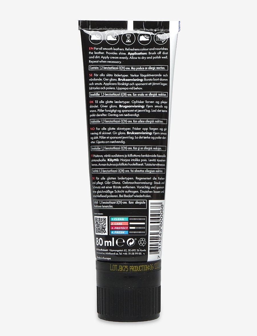 2GO - 2GO Shoe Cream Tube - schuhschutz - black - 1