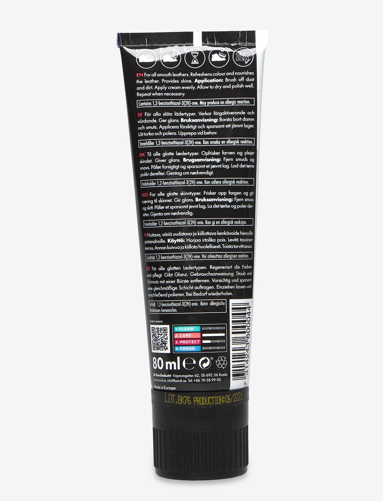 2GO - 2GO Shoe Cream Tube - shoe protection - brown - 1