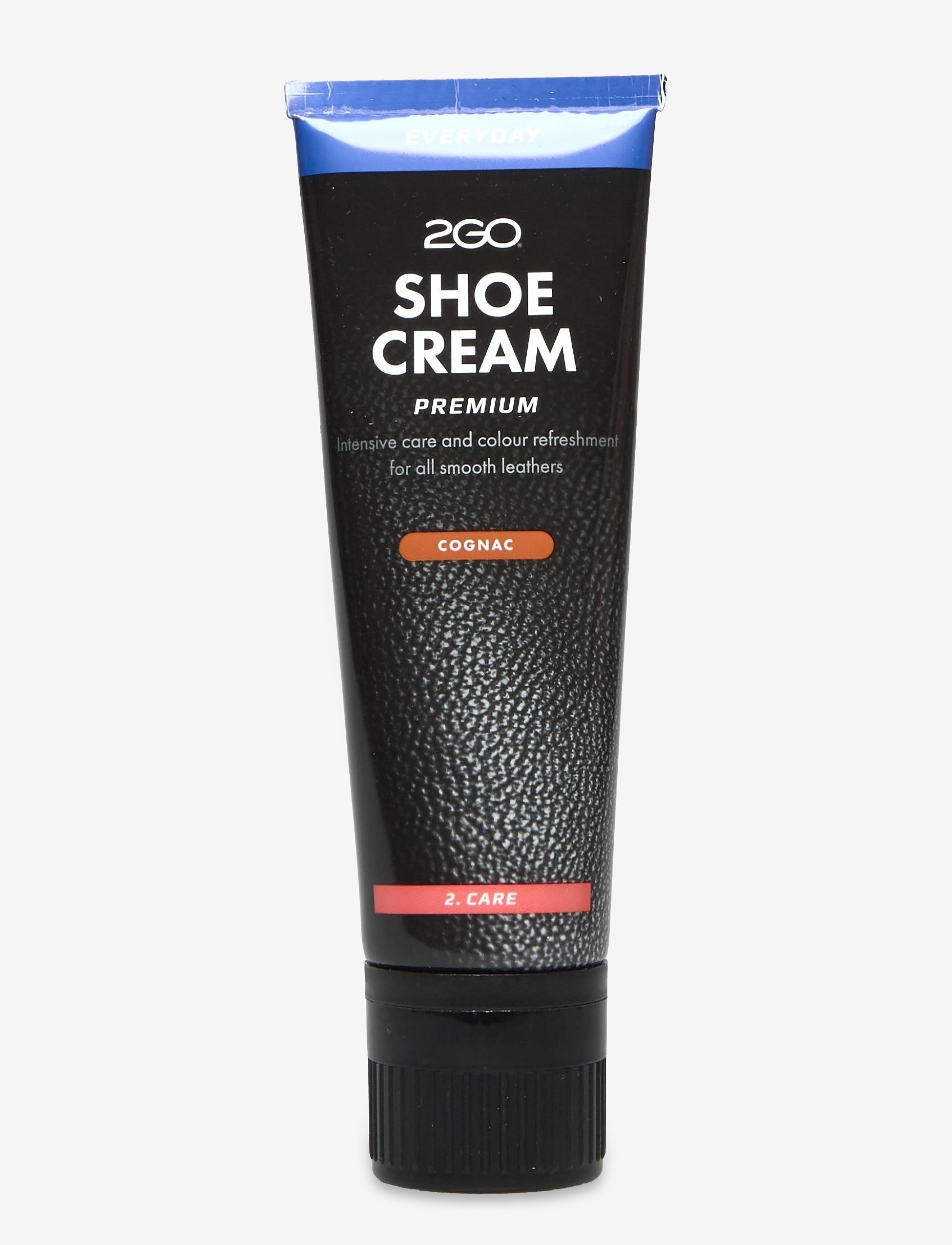 2GO 2GO Shoe Cream Tube - 2GO - COGNAC / black
