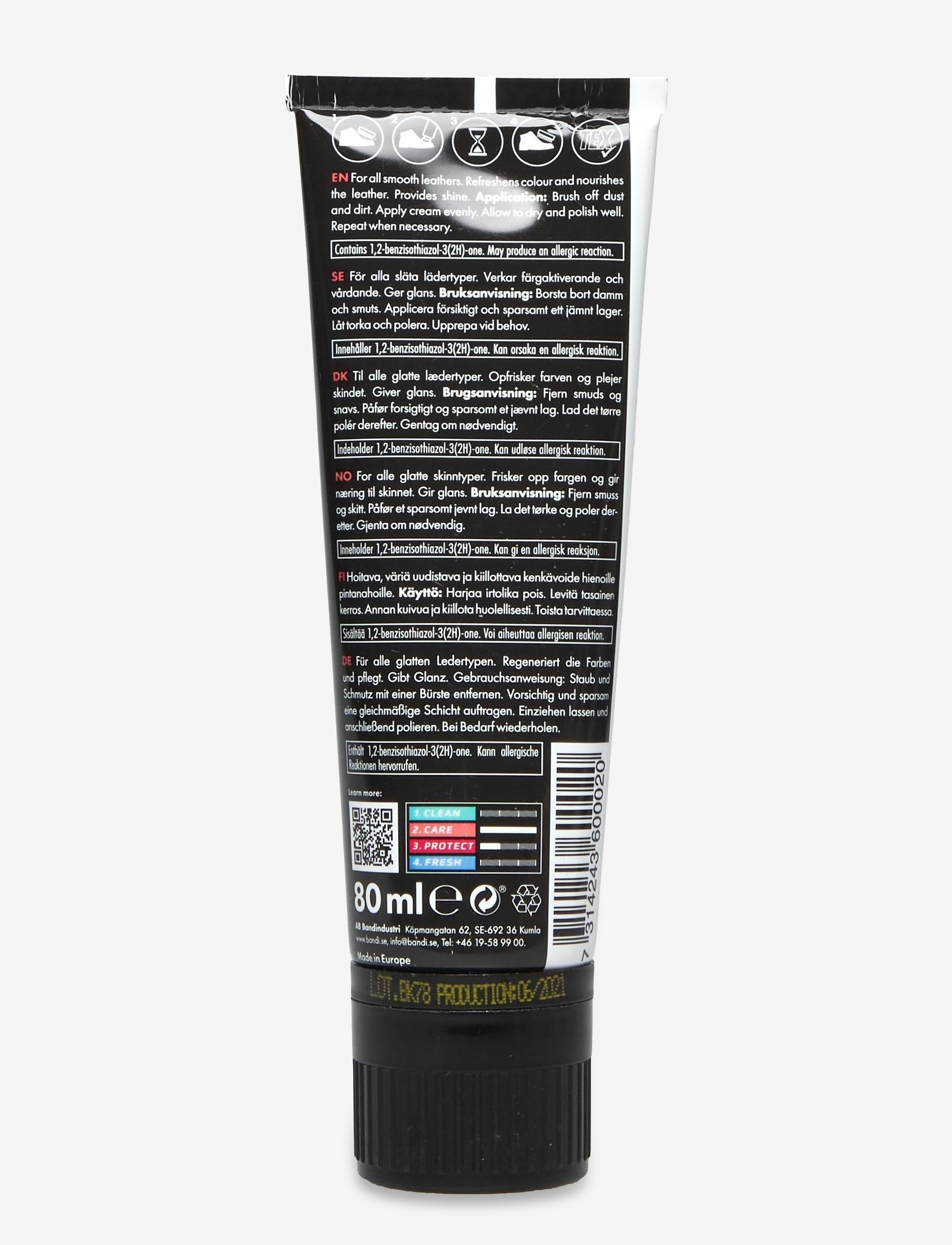 2GO - 2GO Shoe Cream Tube - skobeskyttelse - cognac - 1