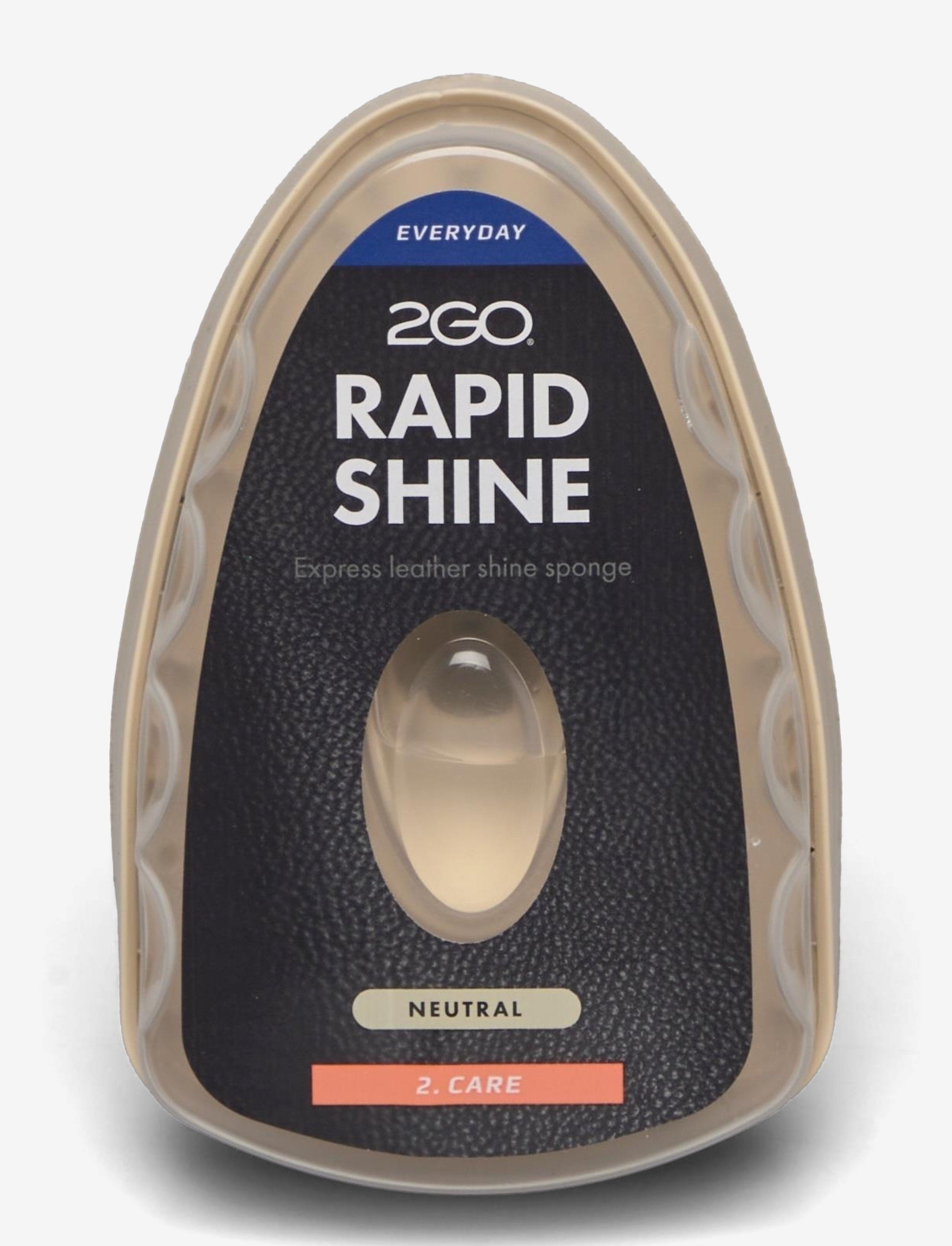 2GO Rapid Shine 6 Ml, Mænd, Glanssvamp, Beige, Str: 6 ml