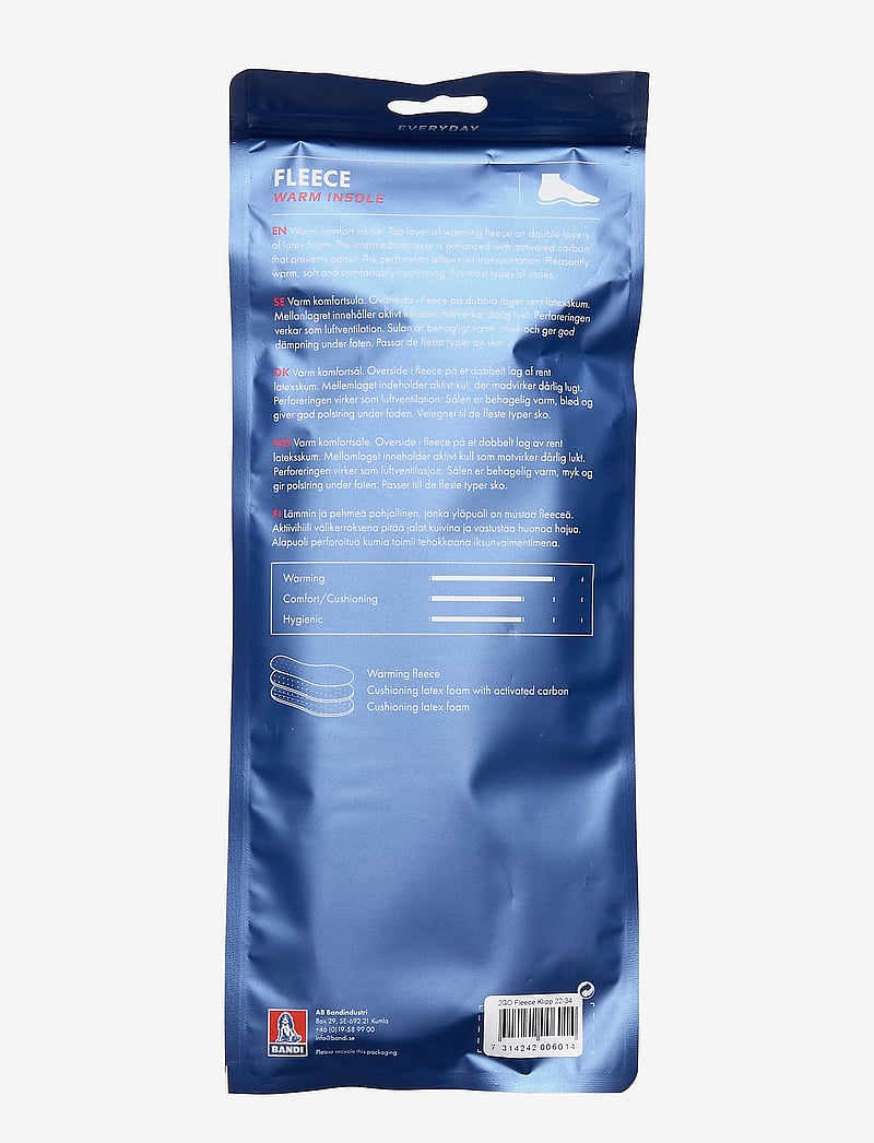 2GO - 2GO Fleece Cut to size - skoaccessoarer - black - 3