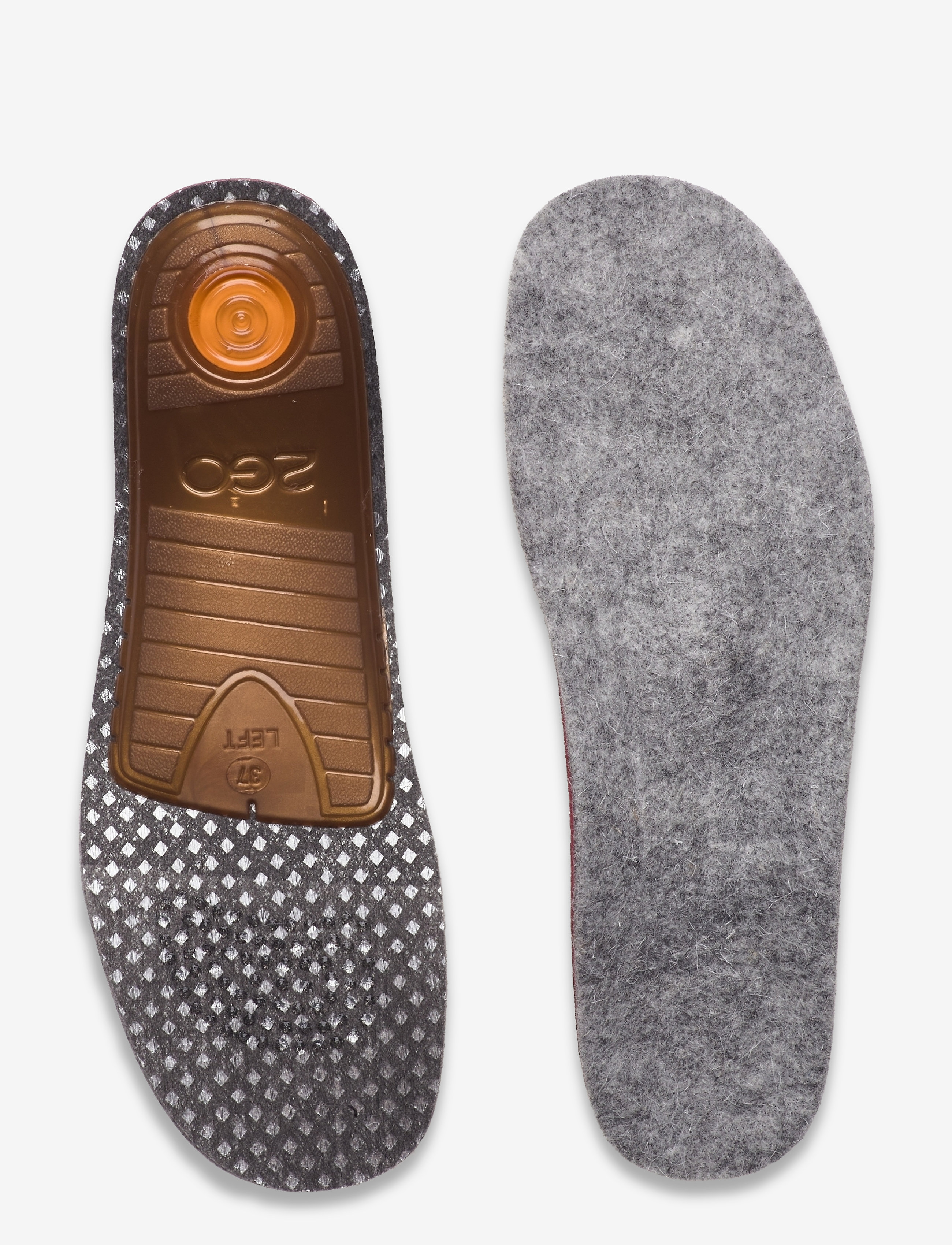 2GO Felt Support, 38, Shoe Accessories, Grau - Soles, Männerswear