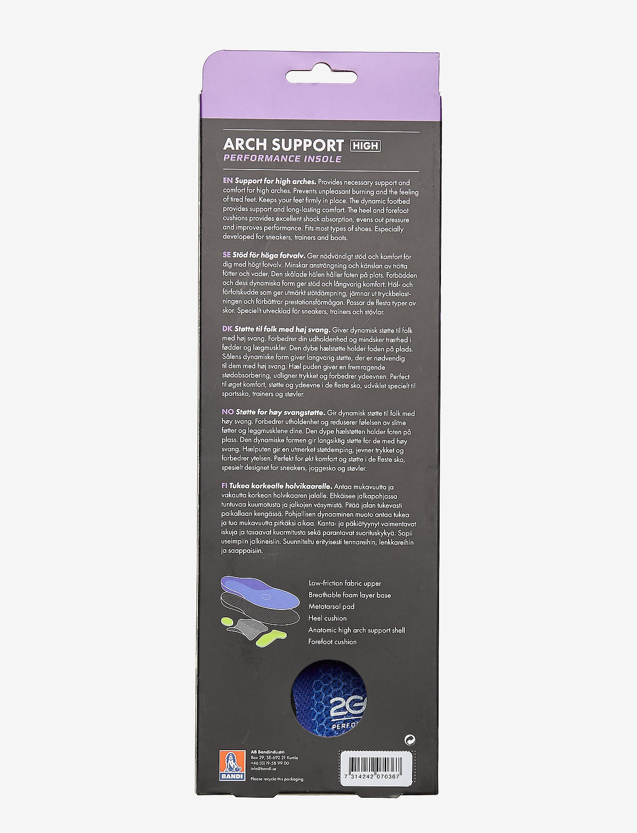 2GO - 2GO Arch Support High - lowest prices - blue - 3