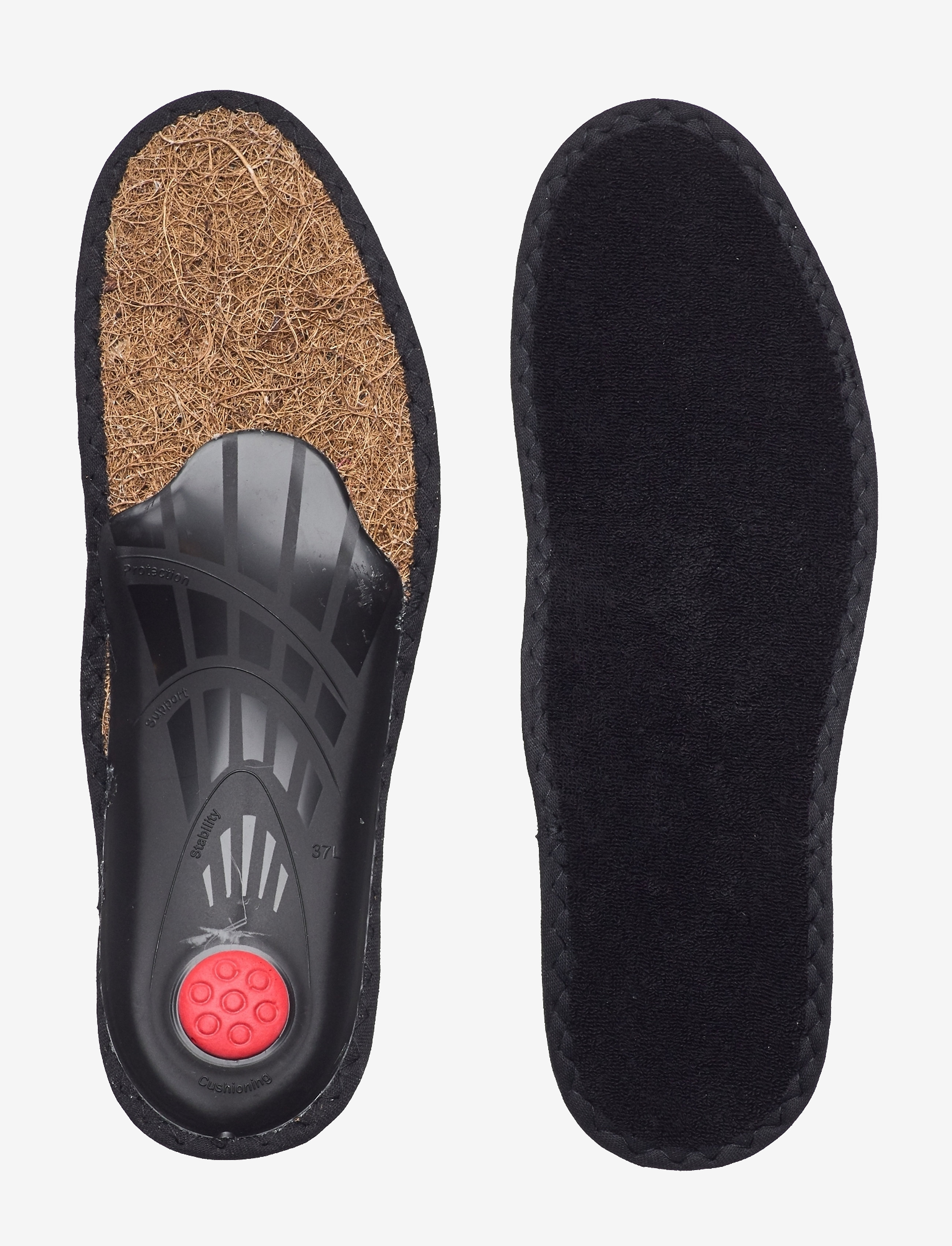 2GO Cotton Support, 39, Shoe Accessories, Schwarz - Soles, Männerswear