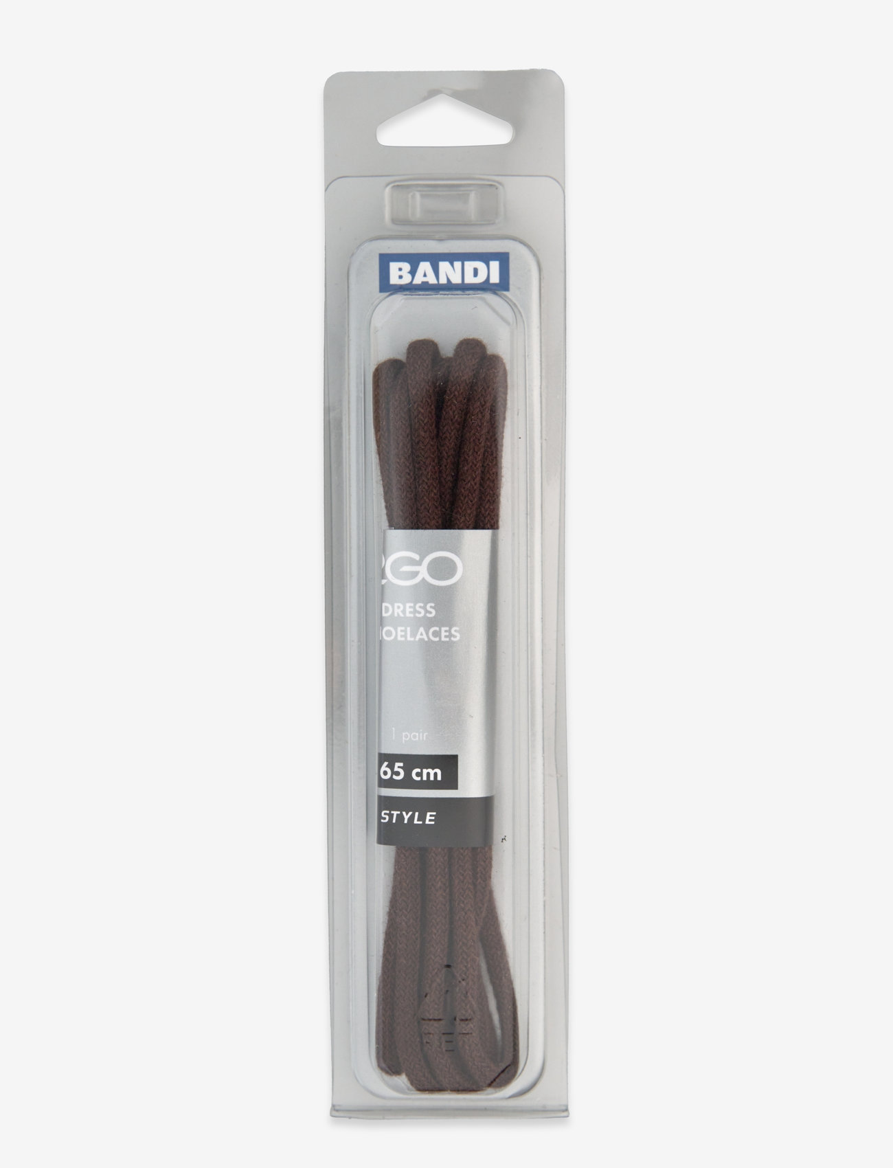 2GO - 2GO shoelace 410 - snørebånd - dark brown - 0