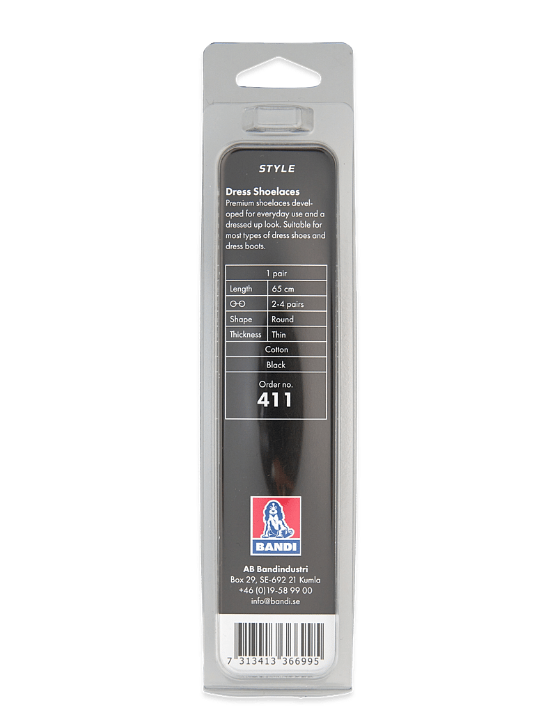 2GO - 2GO shoelace 411 - schoenveters - black - 1