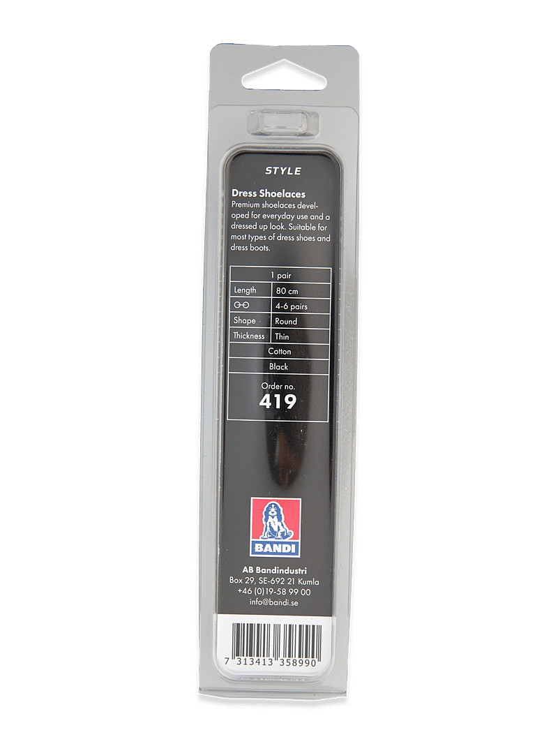 2GO - 2GO Shoelace 419 - black - 1