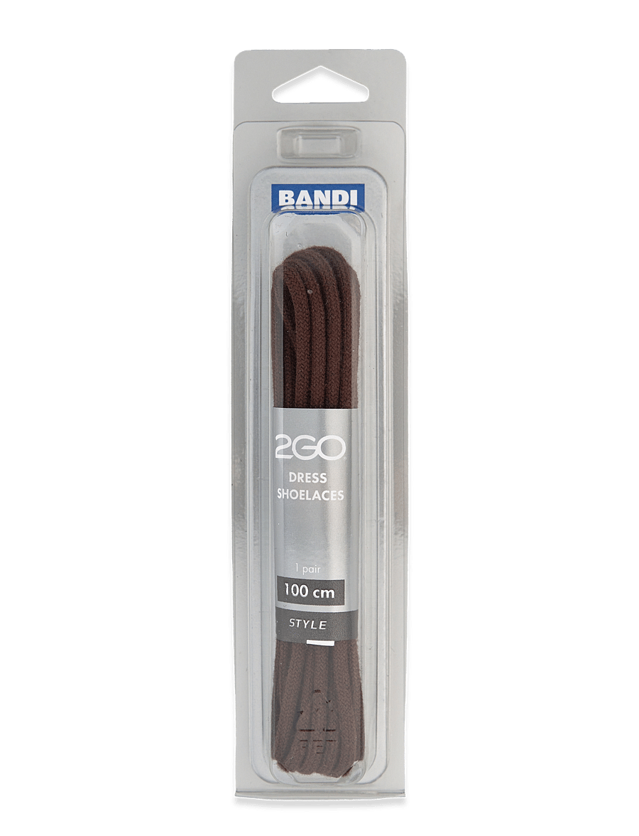 2GO - 2GO Shoelace 422 - schnürsenkel - dark brown - 0