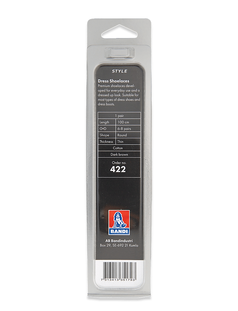 2GO - 2GO Shoelace 422 - kingapaelad - dark brown - 1