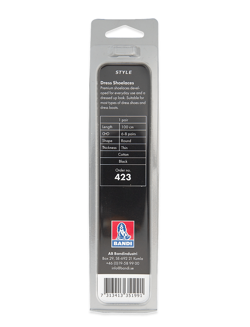 2GO - 2GO Shoelace 423 - schnürsenkel - black - 1