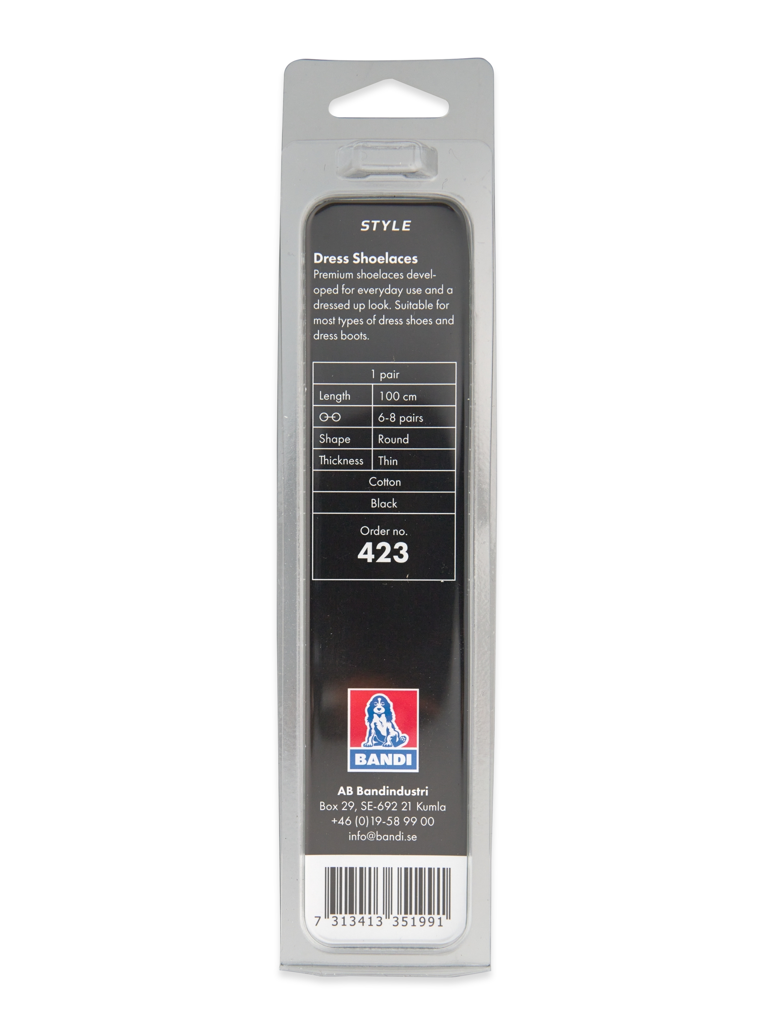 2GO - 2GO Shoelace 423 - snørebånd - black - 1