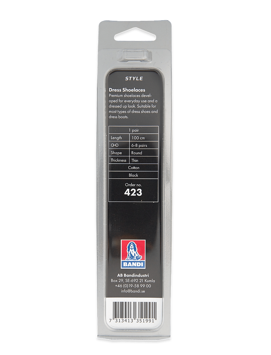 2GO - 2GO Shoelace 423 - kurpju šņores - black - 1