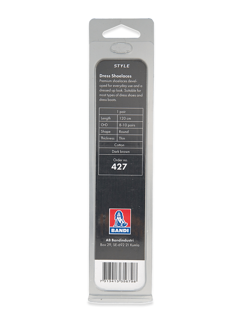 2GO - 2GO Shoelace 427 - shoelaces - dark brown - 1