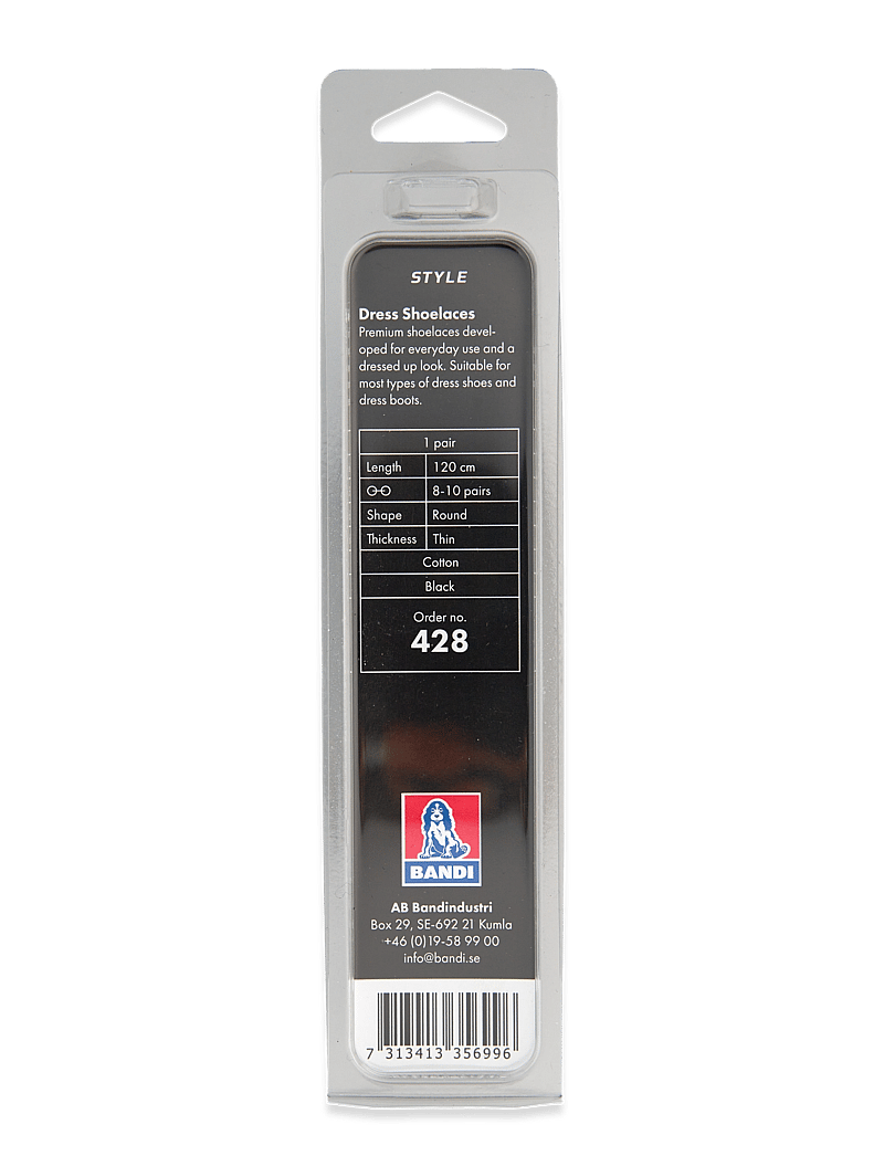 2GO - 2GO Shoelace 428 - schnürsenkel - black - 1