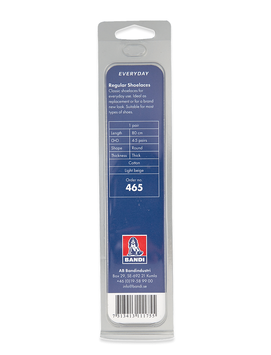 2GO - 2GO Shoelace 465 - skosnören - light beige - 1