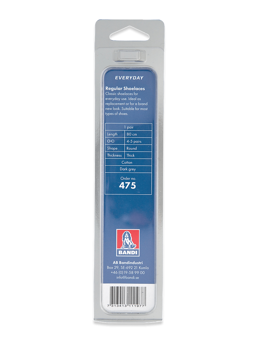 2GO - 2GO Shoelace 475 - kingapaelad - dark grey - 1