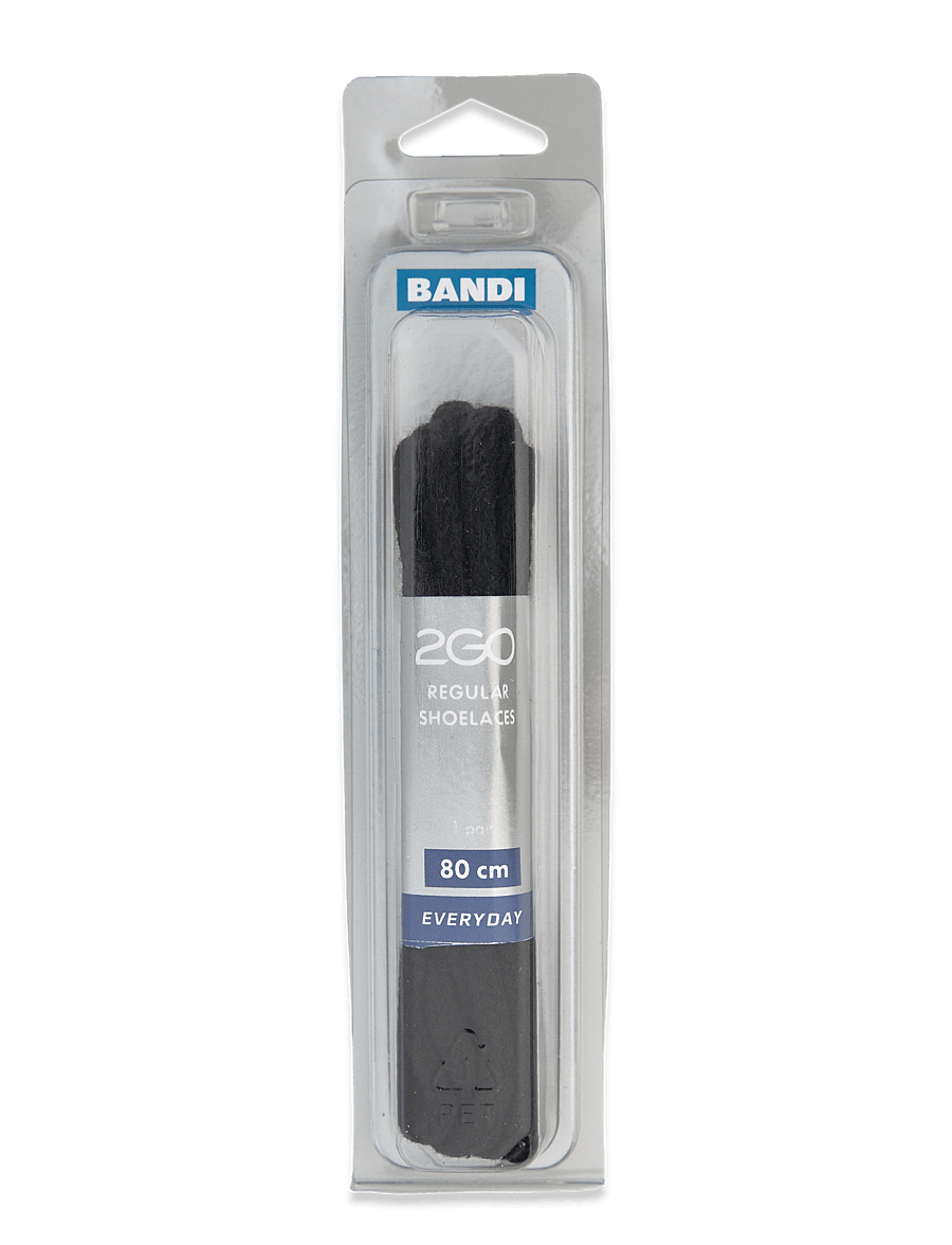 2GO - 2GO Shoelace 476 - schnürsenkel - black - 0