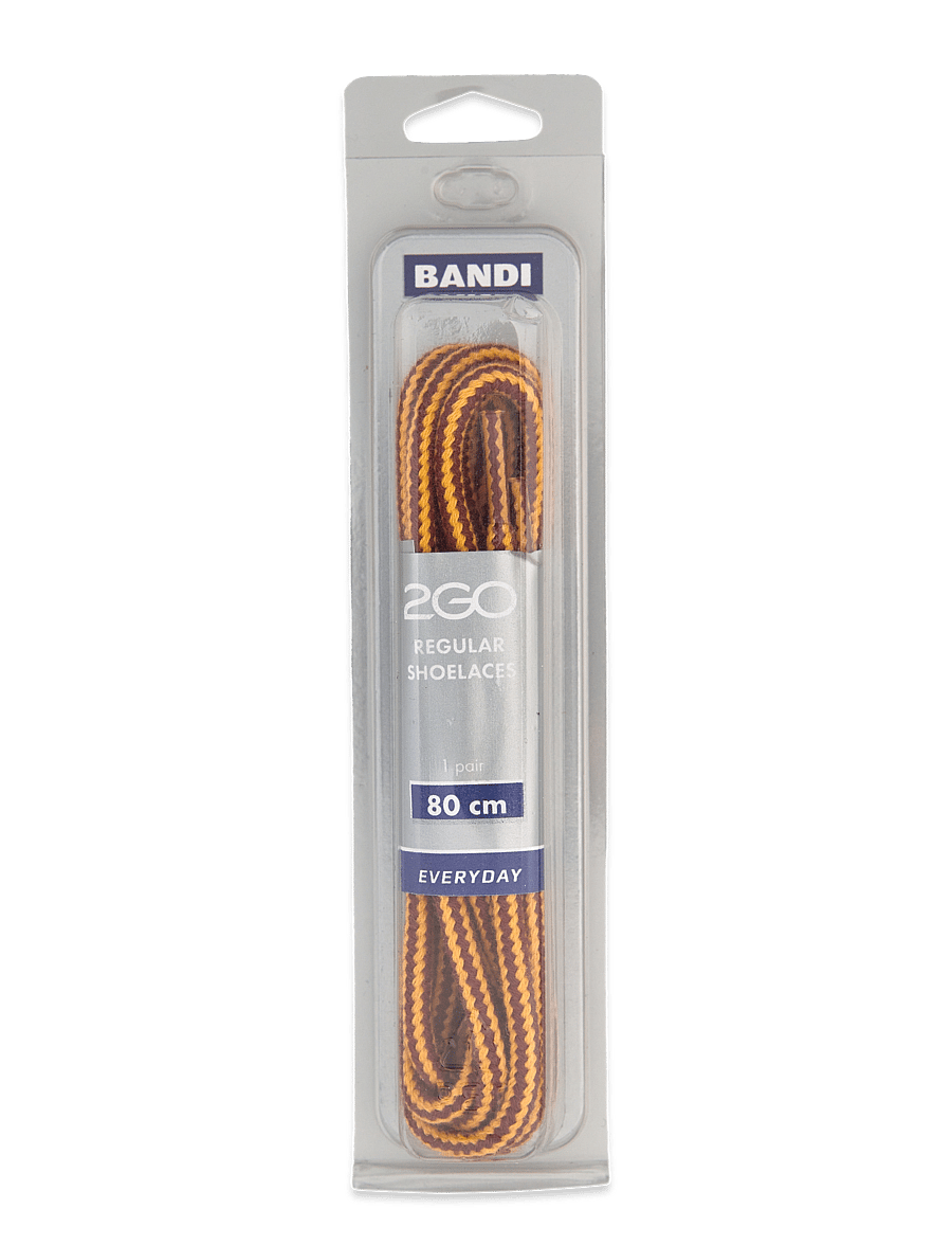 2GO - 2GO Shoelace 478 - schnürsenkel - brown/yellow - 0