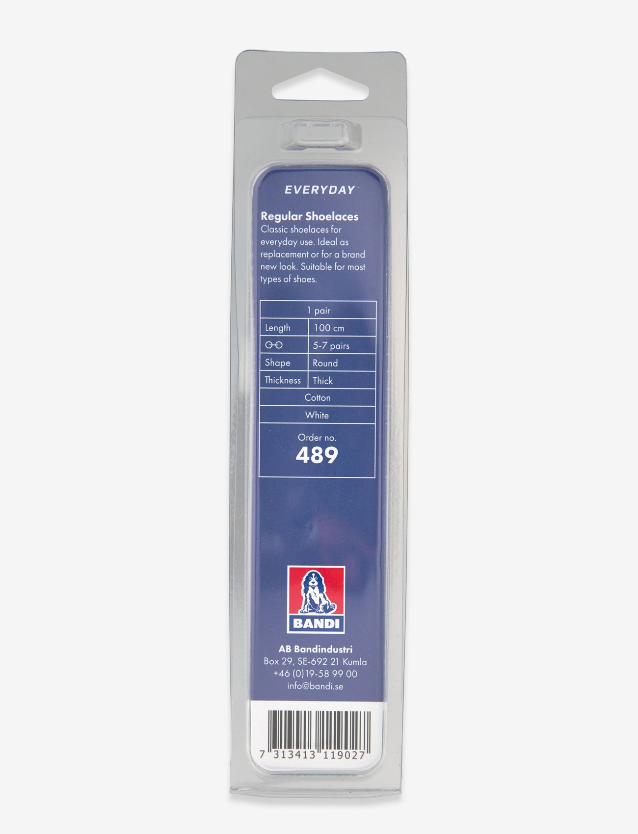 2GO - 2GO Shoelace 489 - shoelaces - white - 1