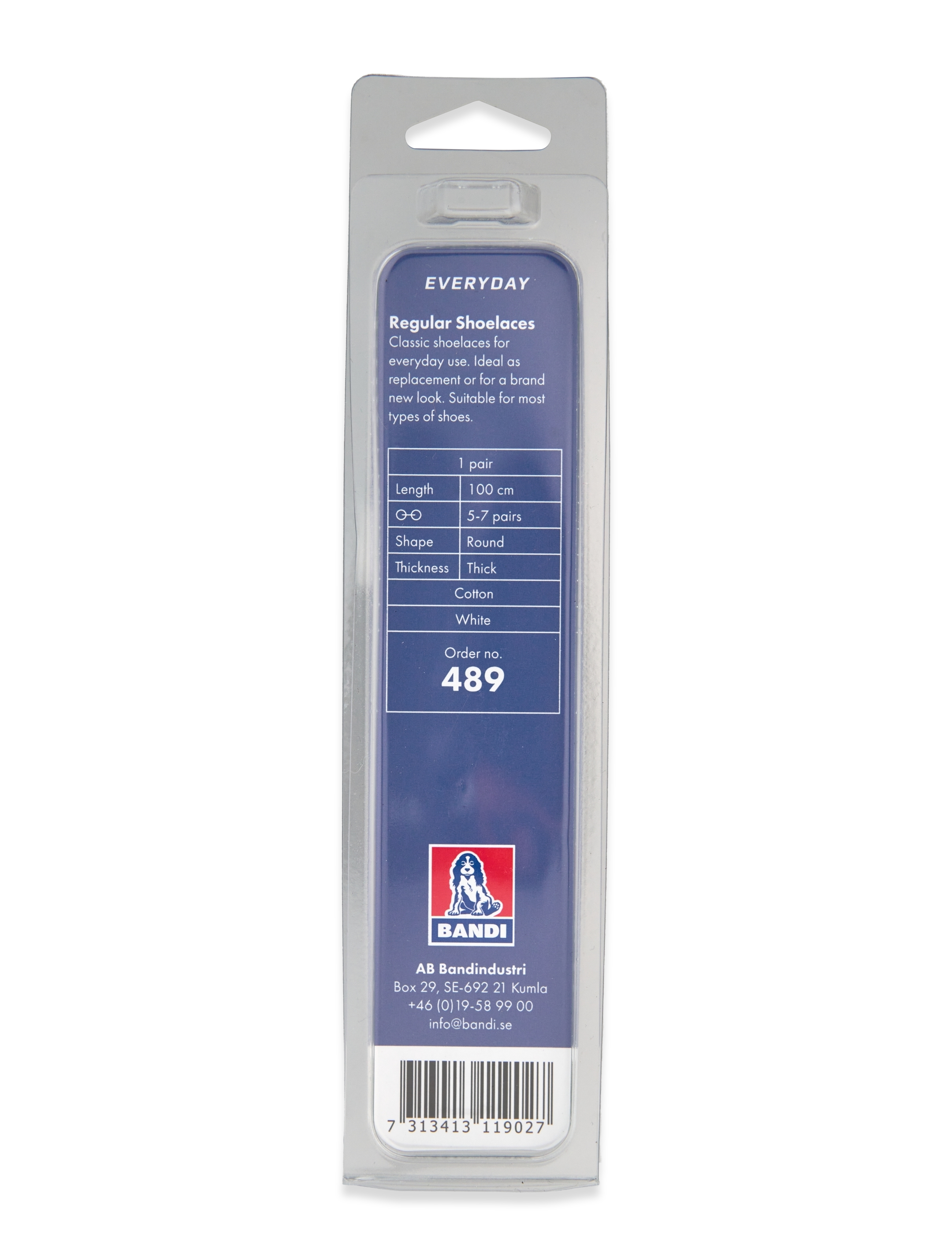2GO - 2GO Shoelace 489 - kingapaelad - white - 1