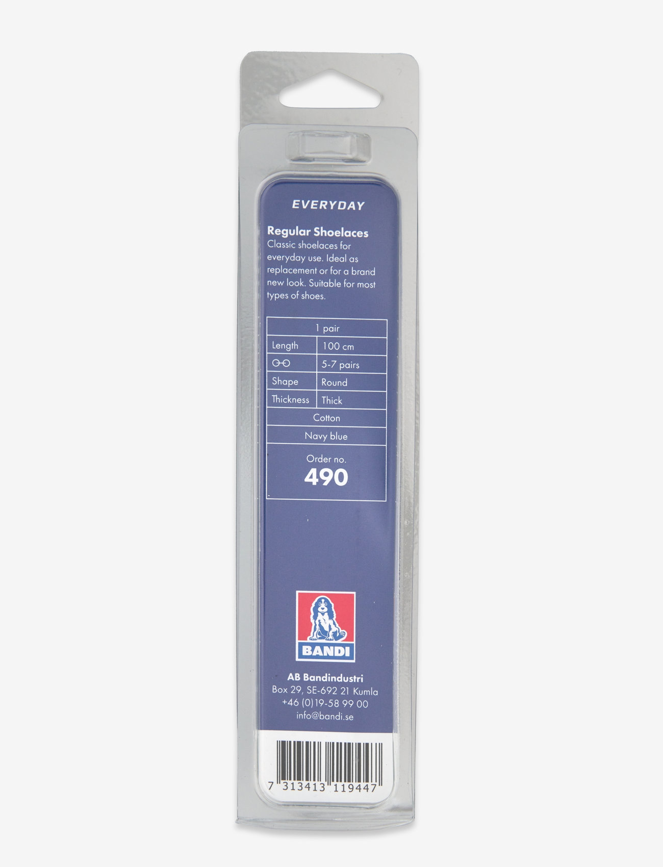 2GO - 2GO Shoelace 490 - schnürsenkel - navy blue - 1