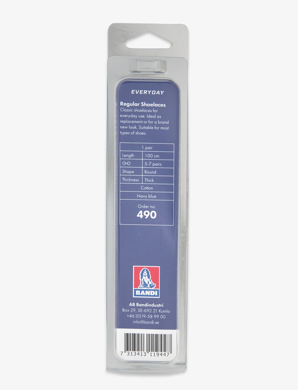 2GO - 2GO Shoelace 490 - skosnören - navy blue - 1