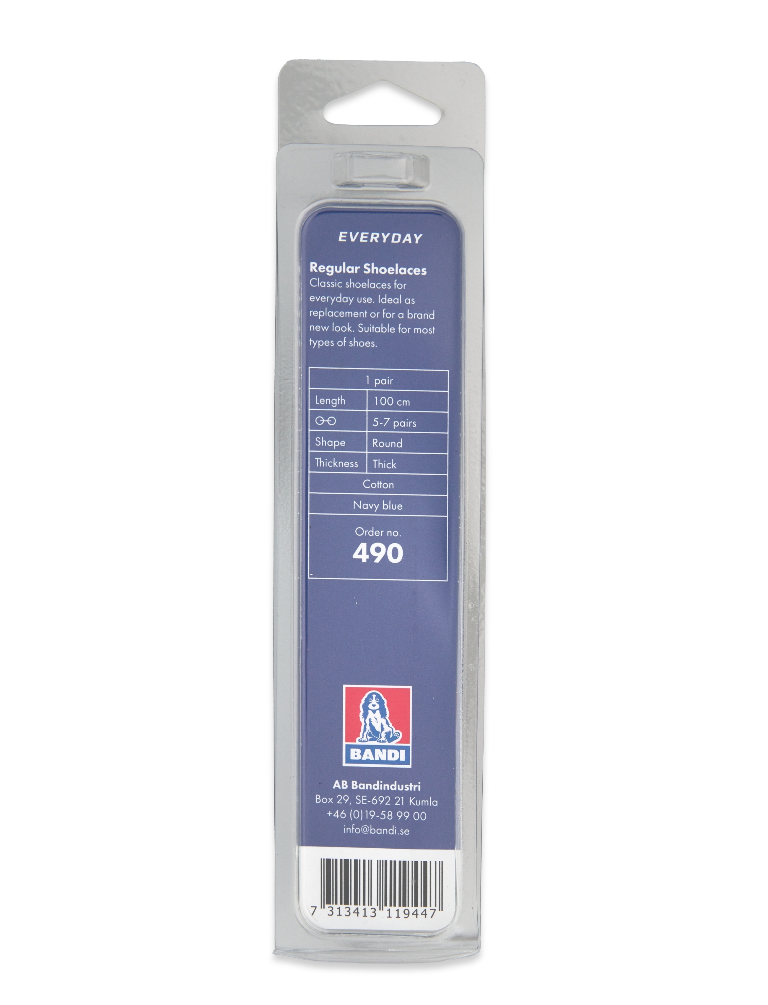 2GO - 2GO Shoelace 490 - skosnören - navy blue - 1